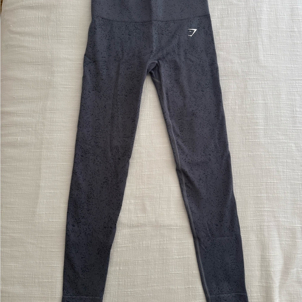 Gymshark Adapt Fleck Seamless Leggings - Evening Blue